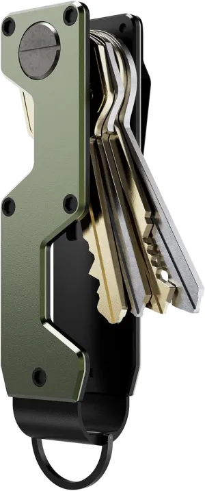 Key Organizer Compact Key Holder Metal Key Chain Minimalist key case key holder for keychain Secures 1-5 Keys