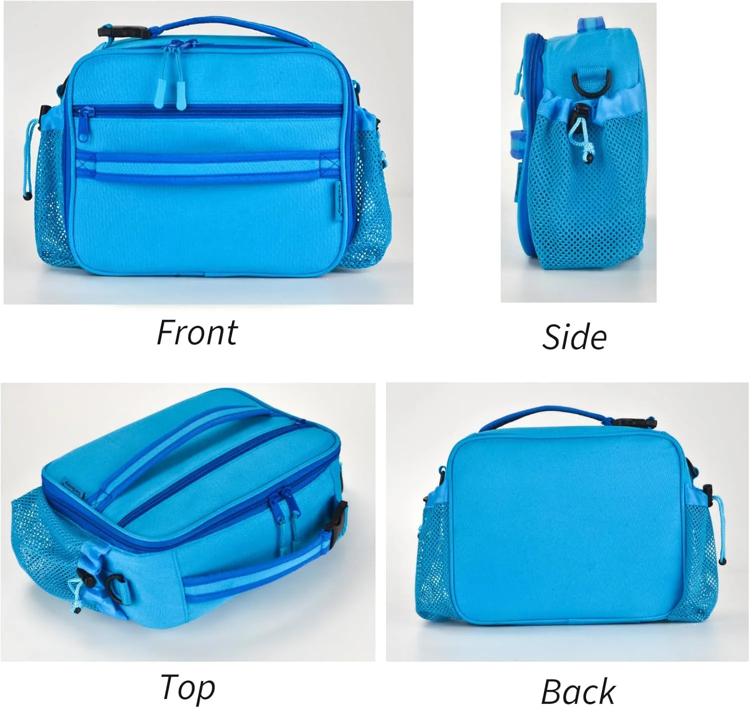 Kids Lunch Box For Girls,Lunch Box For Boys,Insulated Lunch Box For Kids,Kids Lunch Bag With Double Bottle Holder,Freezable Lunch Bag For School Travel Work,Reusable Lunch Bag For Kids Boys Girls Teen