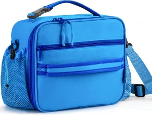 Kids Lunch Box For Girls,Lunch Box For Boys,Insulated Lunch Box For Kids,Kids Lunch Bag With Double Bottle Holder,Freezable Lunch Bag For School Travel Work,Reusable Lunch Bag For Kids Boys Girls Teen