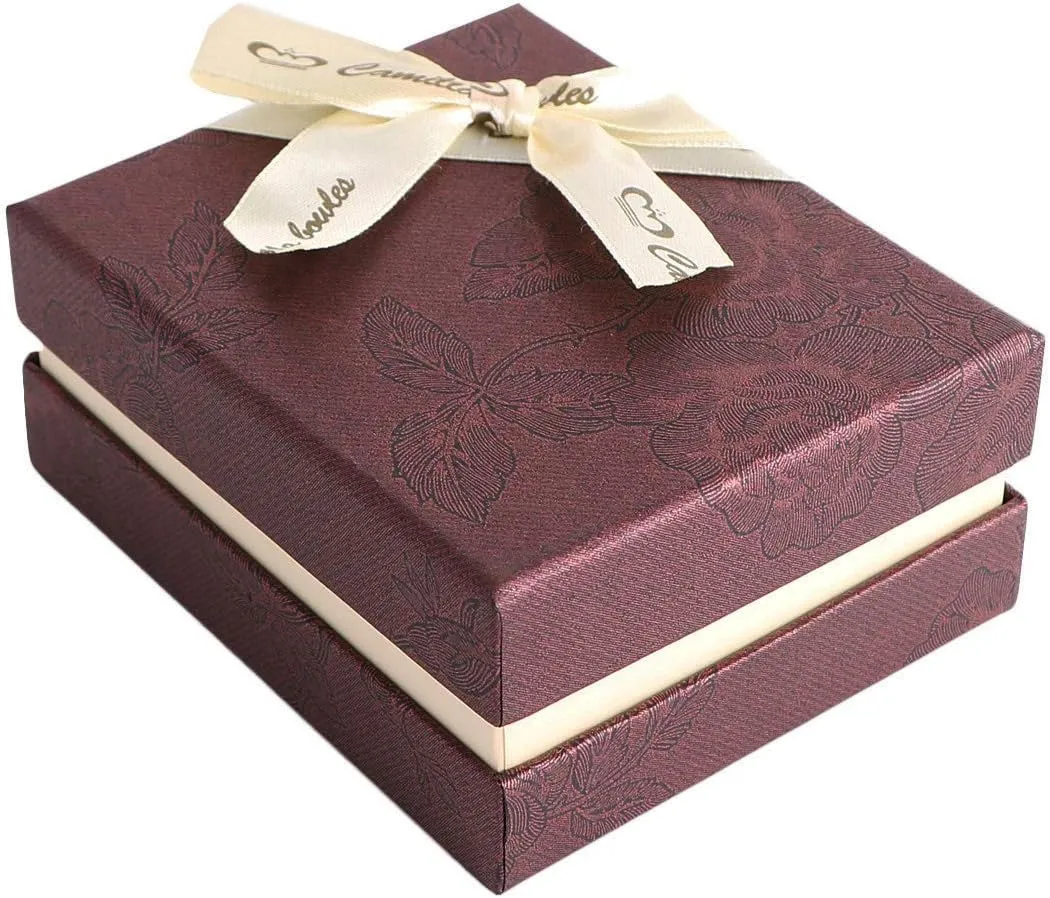 kilofly Genuine Leather Double Lipstick Case Cosmetic Makeup Holder   Gift Box