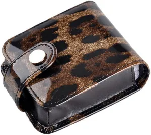 kilofly Genuine Leather Double Lipstick Case Cosmetic Makeup Holder   Gift Box