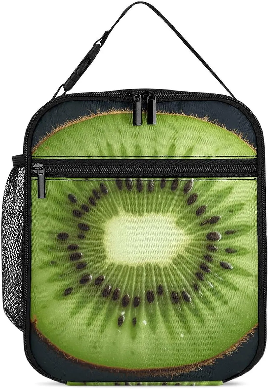 Kiwi Slice Lunch Bag for Women Men Insulated Lunch Box for Beach Leakproof Cooler Bag for Office
