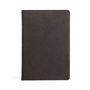 KJV Large Print Thinline Bible, Holman Handcrafted Collection, Brown Premium Goatskin, Red Letter, Pure Cambridge Text, Presentation Page, Full-Color Maps, Easy-to-Read Bible MCM Type Leather Bound – Large Print, April 15, 2023