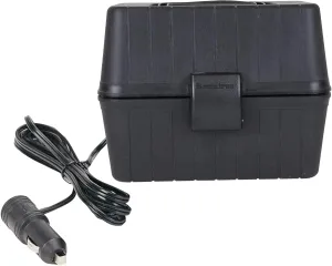 Koolatron 12V Electric Portable Lunch Box - 6 ft (1.8m) Power Cord, Heats 300F (149C), Insulated Container for Car, SUV, Truck, Construction Worker Travel Lonchera, 1.6 Qt (1.5 L) Food Warmer, Black