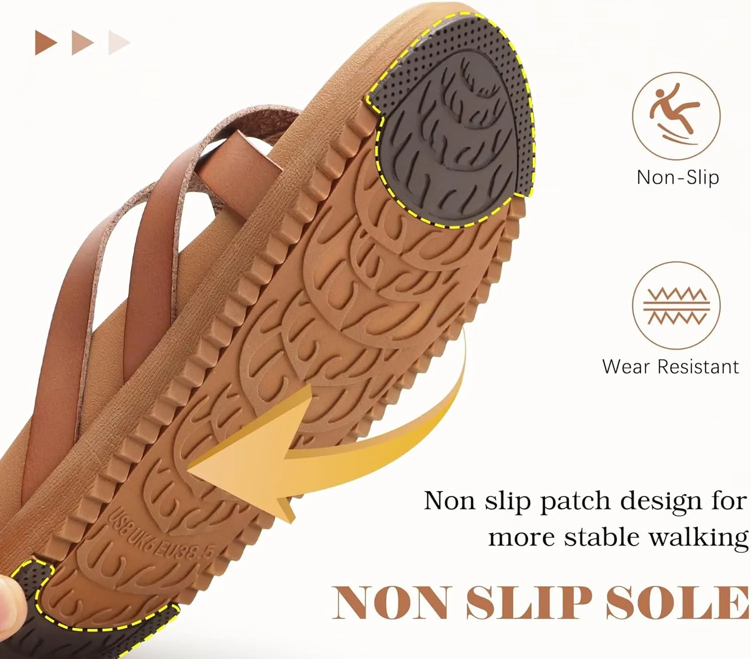 KuaiLu Womens Dressy Orthotic Flip Flops Trendy Comfortable Cushion Recovery Walking Criss Cross Thong Sandals Lightweight Yoga Foam Summer Slides with Plantar Fasciitis Arch Support