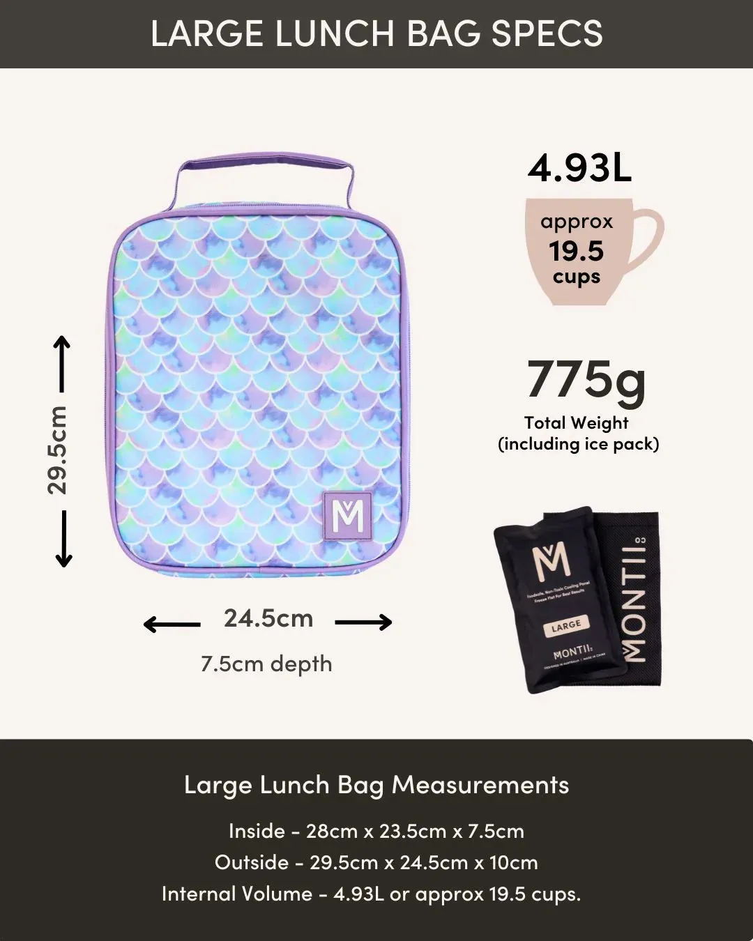Large Insulated Lunch Bag | Safari