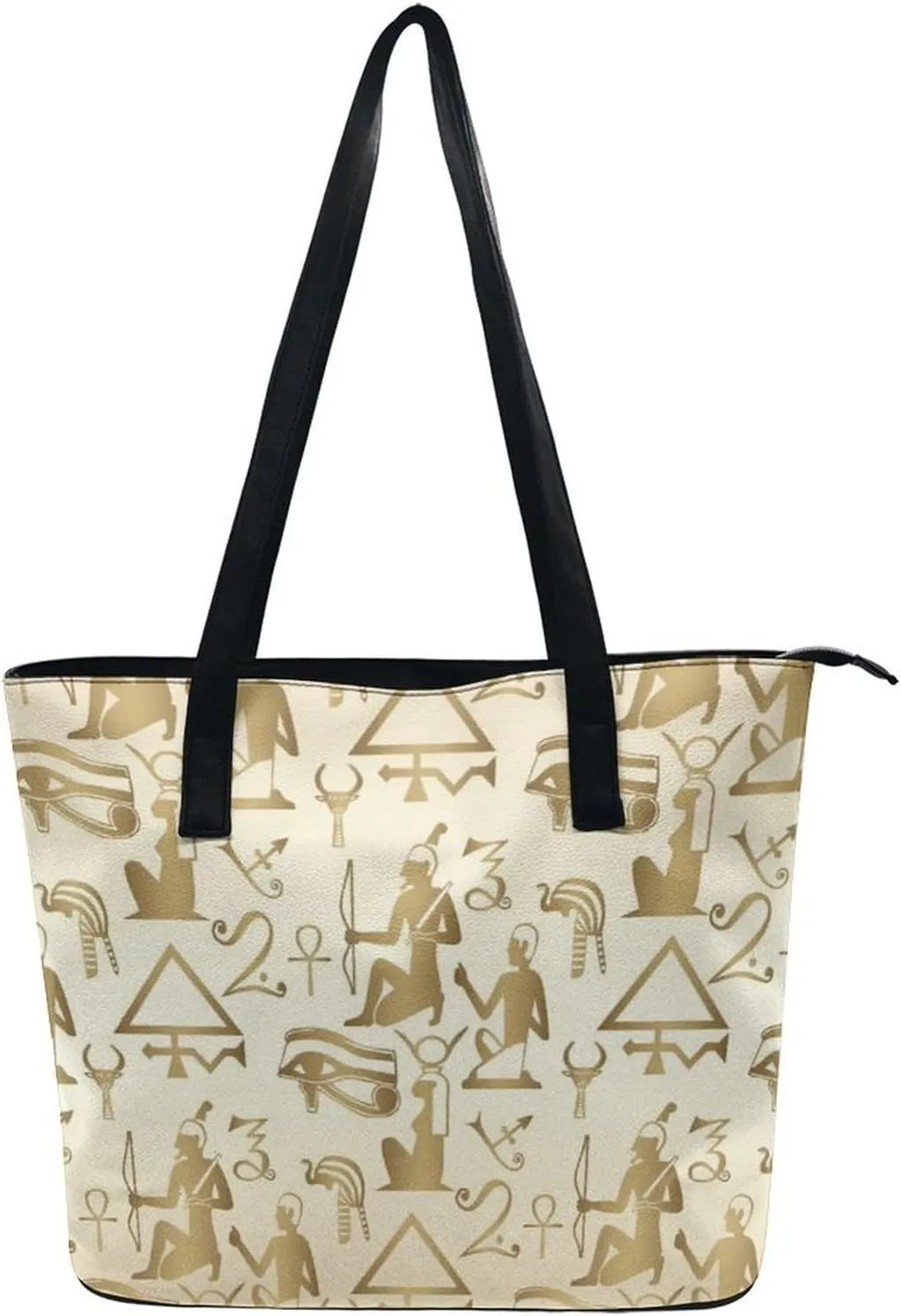 Large Shoulder Bag for Women, PU Leather Beach Tote Bag Waterproof, Swim Gym Shopping Travel Bag Clutch Bag