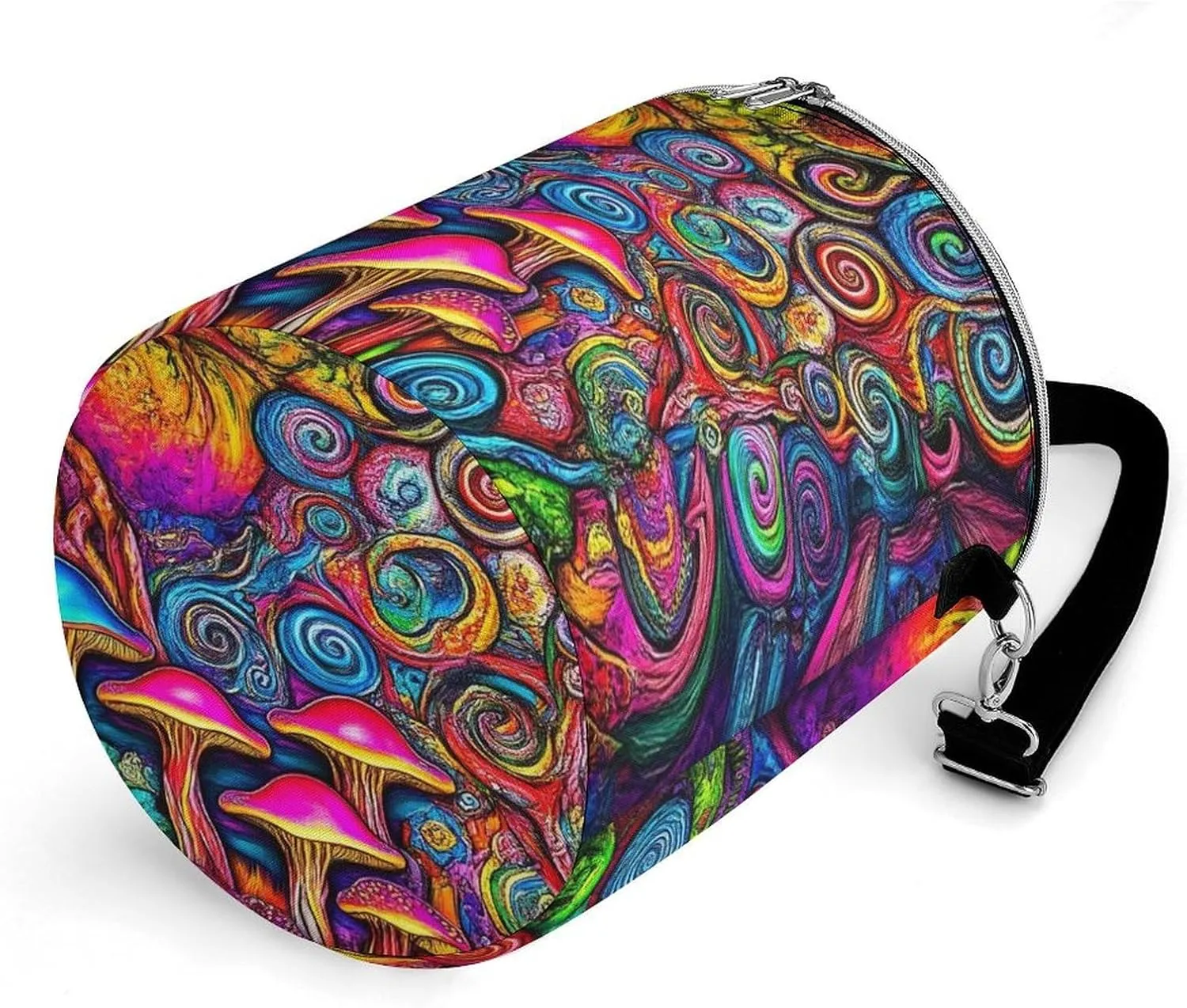 Leak Proof Trippy Mushrooms Painting Insulated Cooling Pack Easy to Carry, Collapsible Backpack Cooler for Outdoor Picnic Lunch Hiking Camping