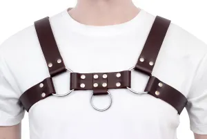Leather Bulldog Chest Harness