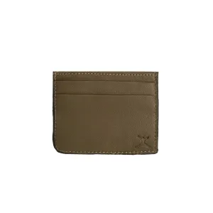 Leather Card Holder - Coffee Brown