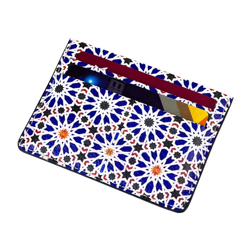 Leather Cardholder Zellige