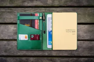 Leather Hobonichi  Cousin A5 Planner Cover - Green