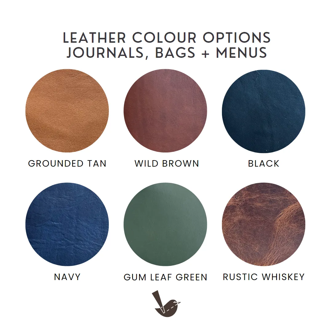 LEATHER MENU COVERS Style No.3