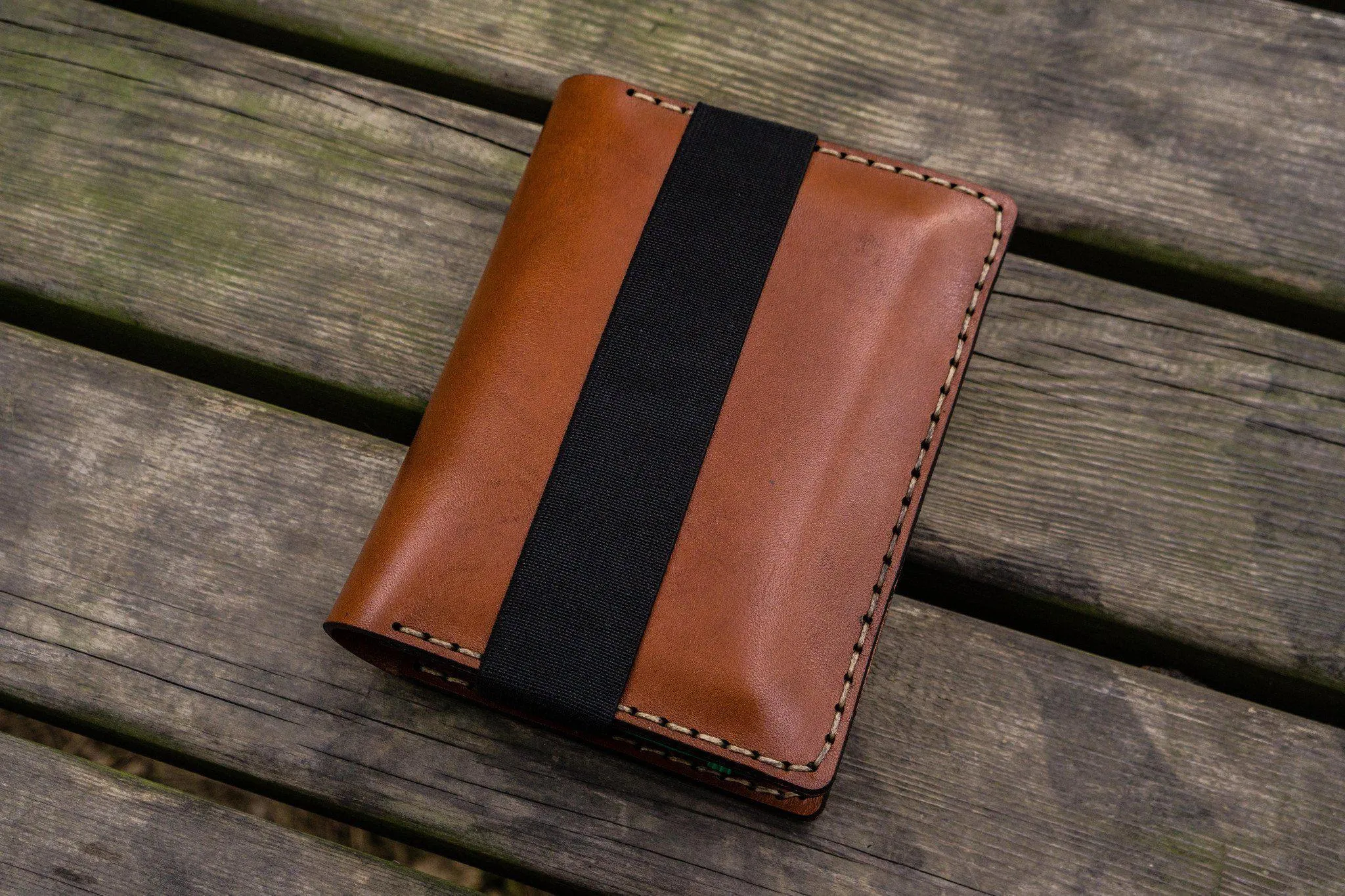 Leather Rhodia A6 Notebook Cover - Brown