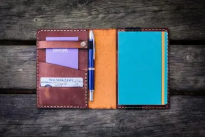 Leather Rhodia A6 Notebook Cover - Crazy Horse Tan