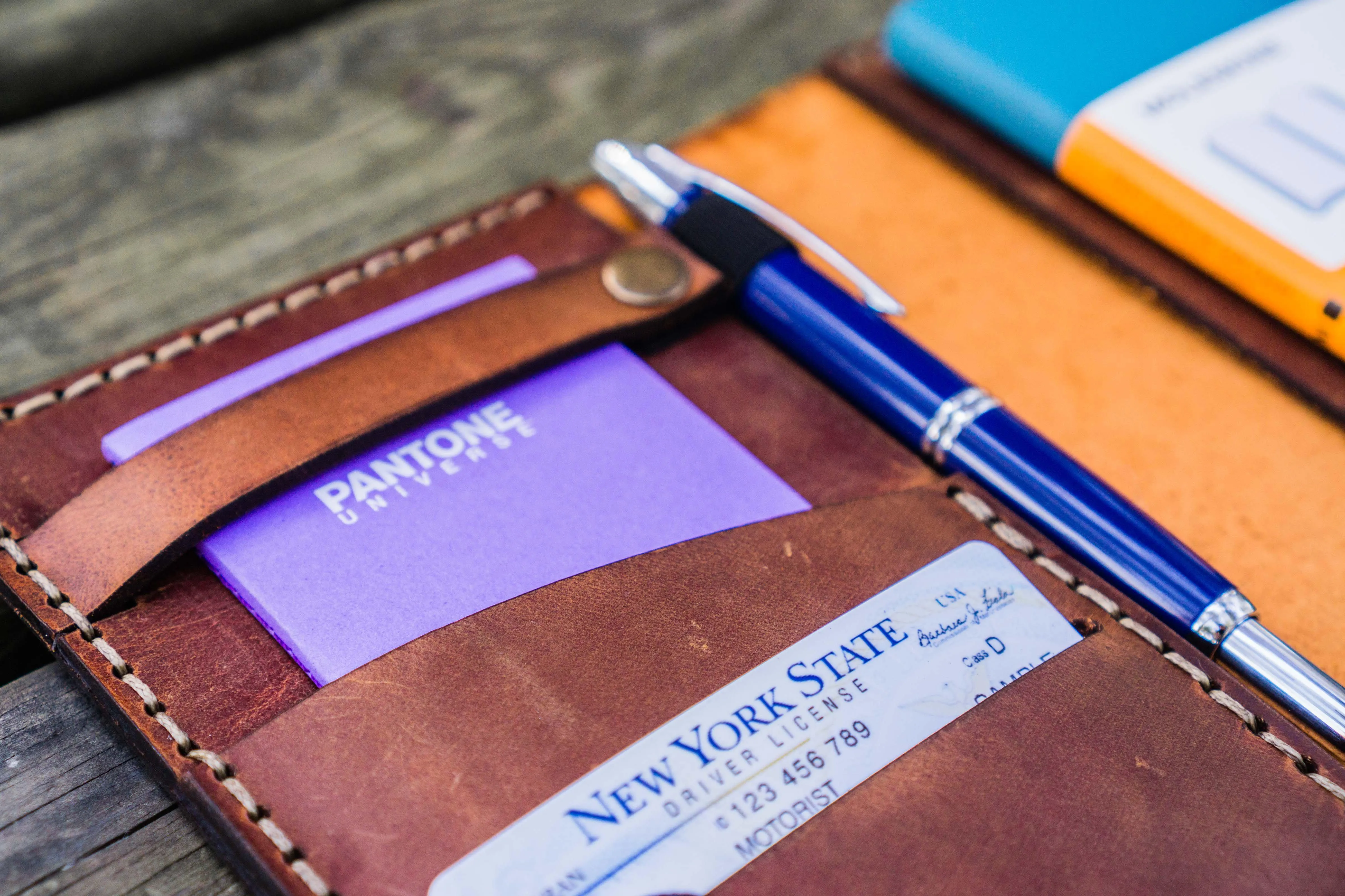 Leather Rhodia A6 Notebook Cover - Crazy Horse Tan