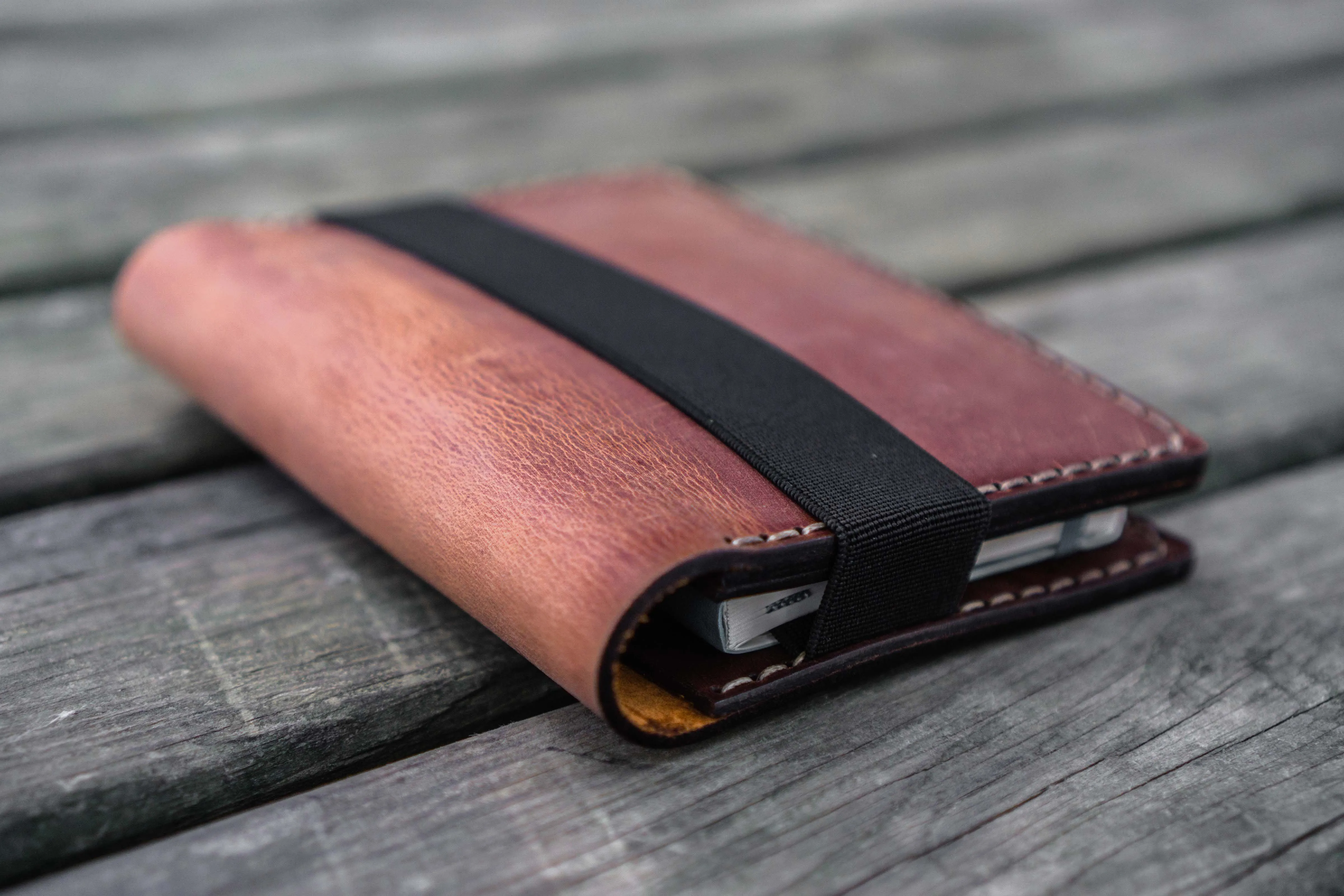 Leather Rhodia A6 Notebook Cover - Crazy Horse Tan