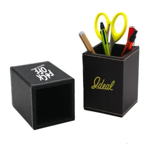 Leather Style Pen Holders