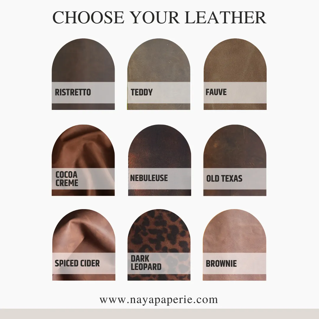 Leather Traveler's Notebook – Passport Size