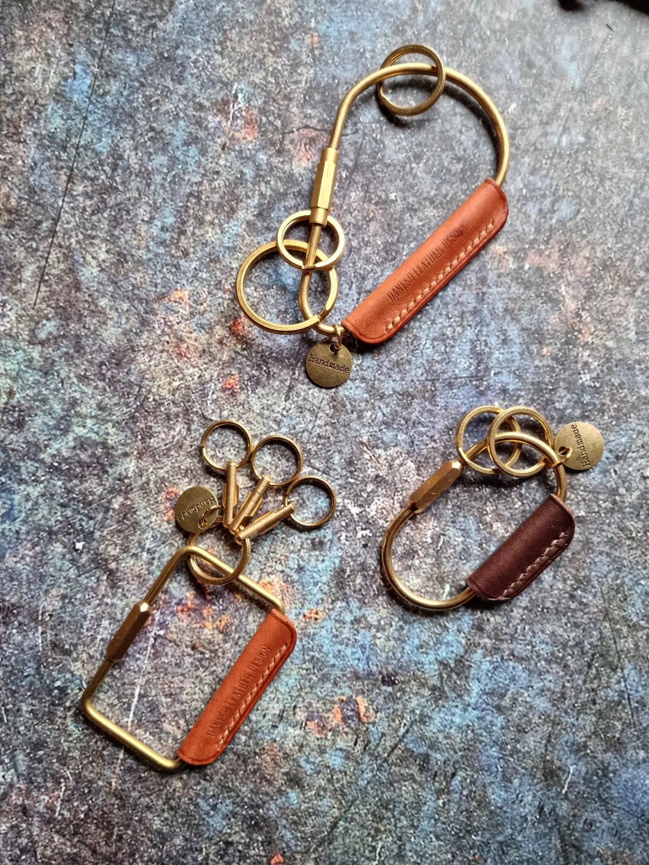 Leather&Brass - key holders
