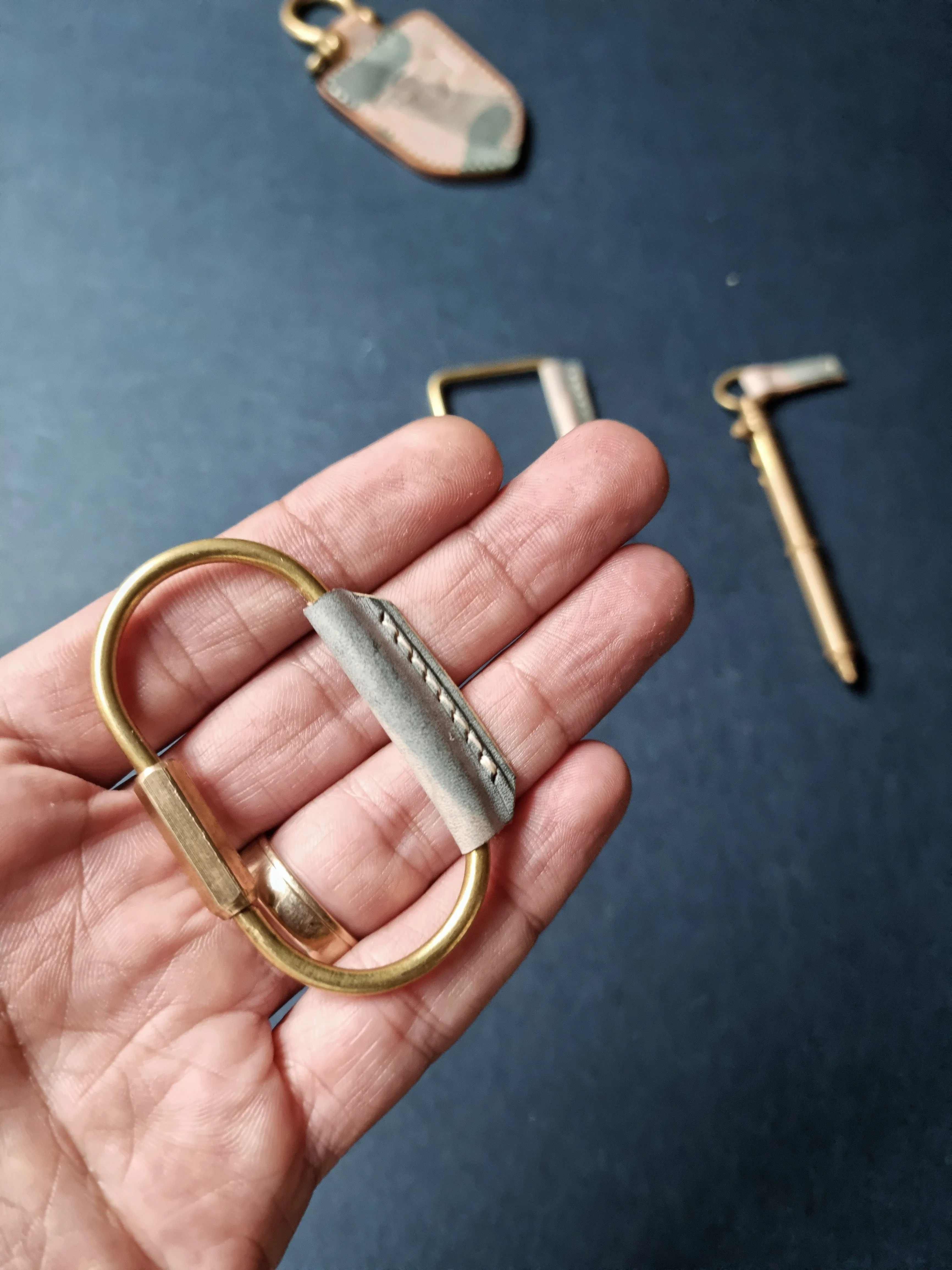 Leather&Brass - key holders