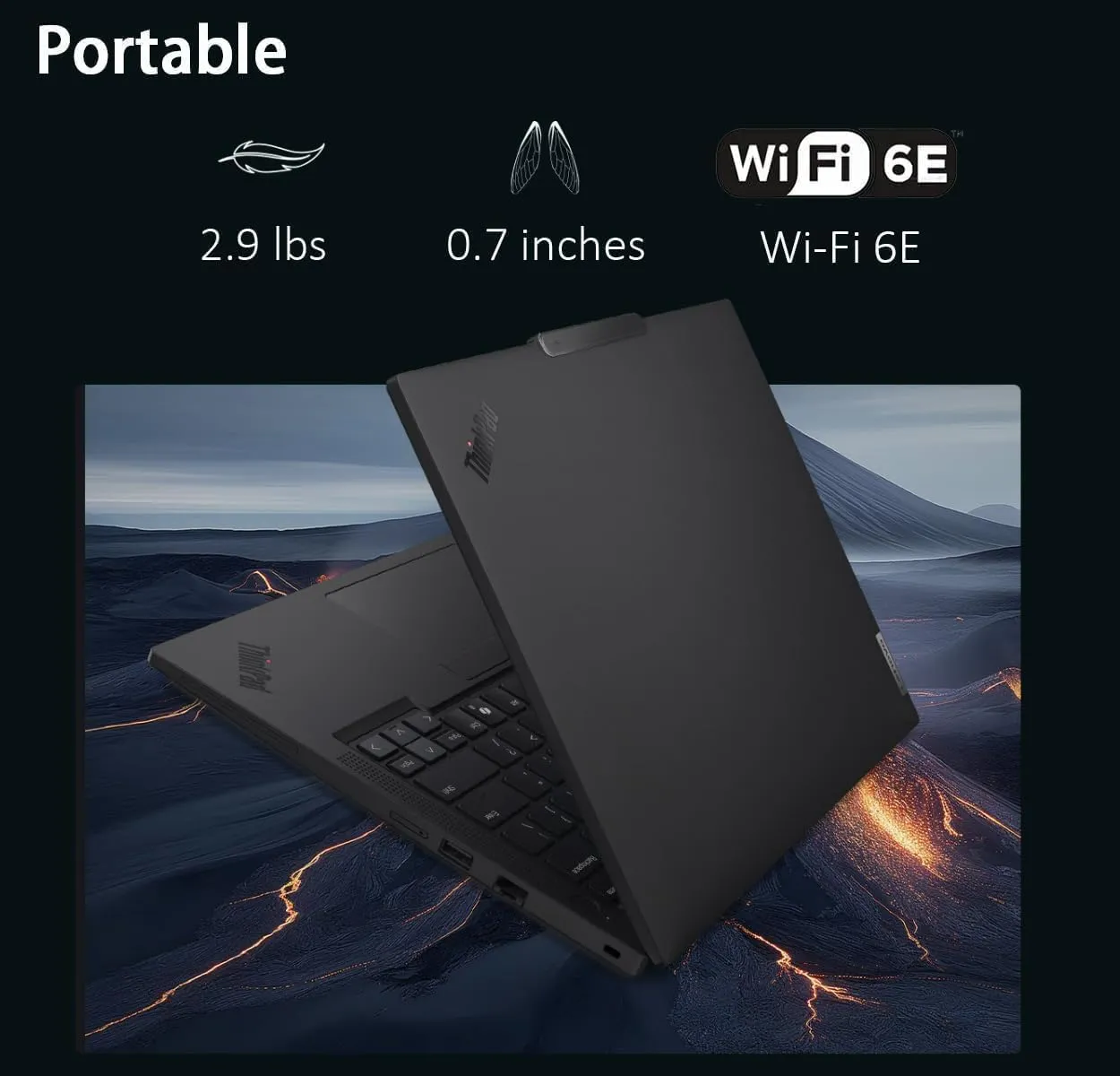 Lenovo ThinkPad T14 Business Laptop (14" FHD  IPS, Intel Ultra 7 155U, 64GB DDR5 RAM, 2TB SSD), 5MP HD Webcam, 2 Thunderbolt 4, Wi-Fi 6E AI PC, Win 11 Pro