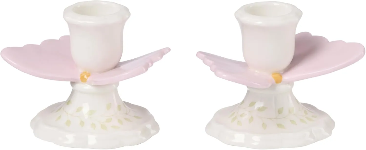 Lenox 897910 Butterfly Meadow Candlestick Holders, Set of 2