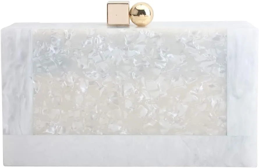 LETODE Acrylic Clutch Purses for Women Evening Clutch Bag Purse Handbag Wedding Party Cocktail