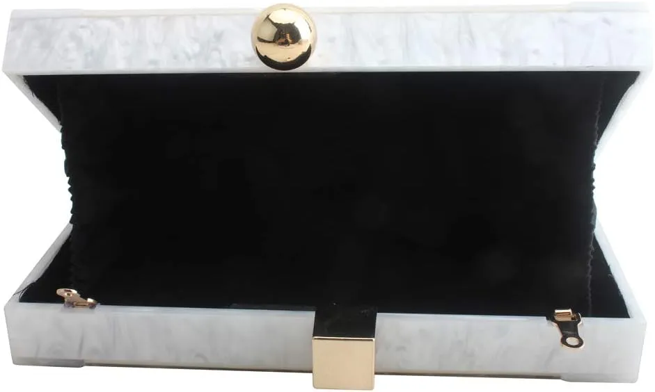LETODE Acrylic Clutch Purses for Women Evening Clutch Bag Purse Handbag Wedding Party Cocktail