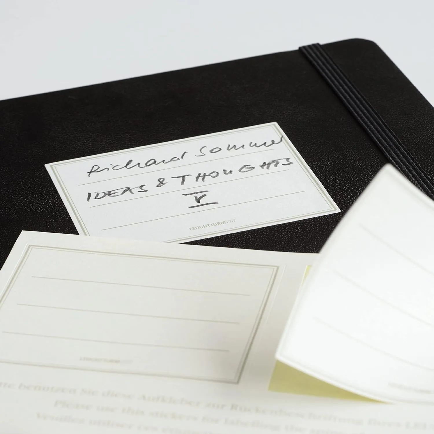LEUCHTTURM1917 - Notebook Softcover Pocket A6-123 Numbered Pages for Writing and Journaling (Ruled, Black)