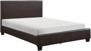 Lexicon Lorenzi Contemporary Wood Eastern King Bed in Dark Brown