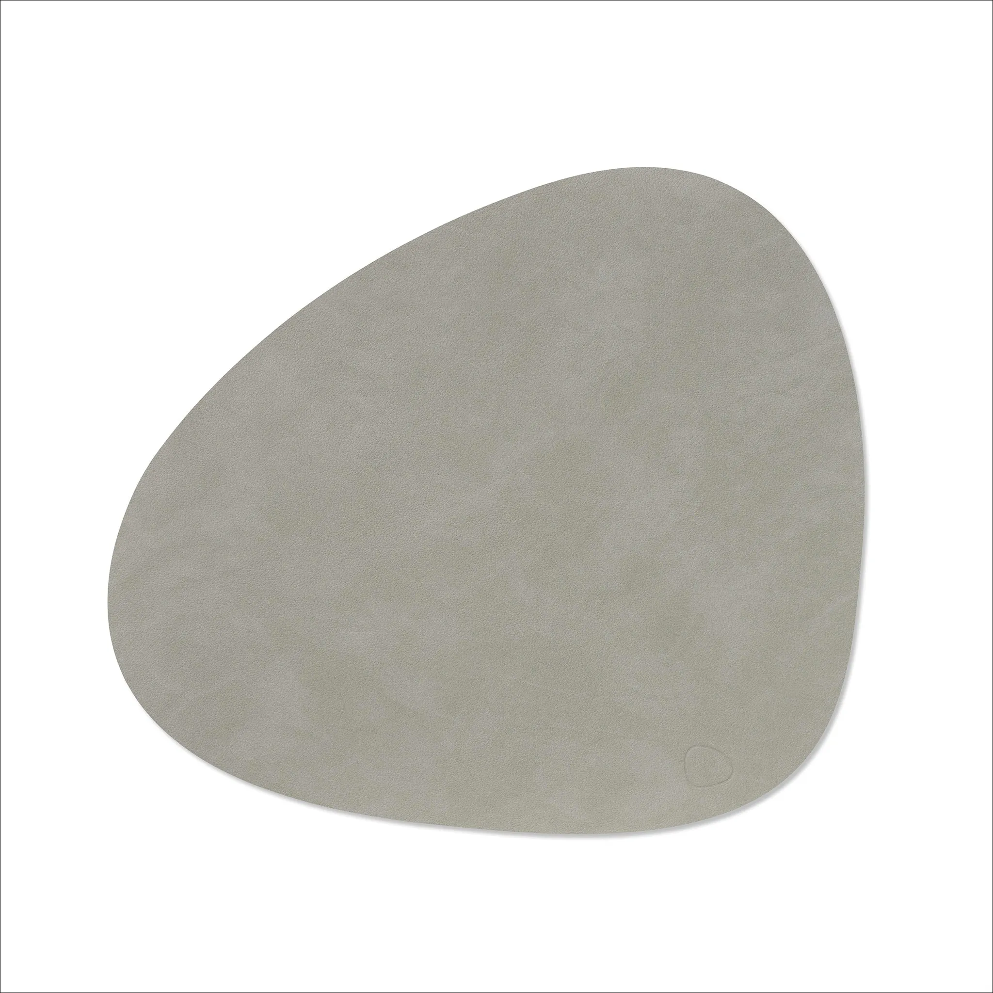 LIND DNA Nupo Curve Table Placemat L, Light Grey