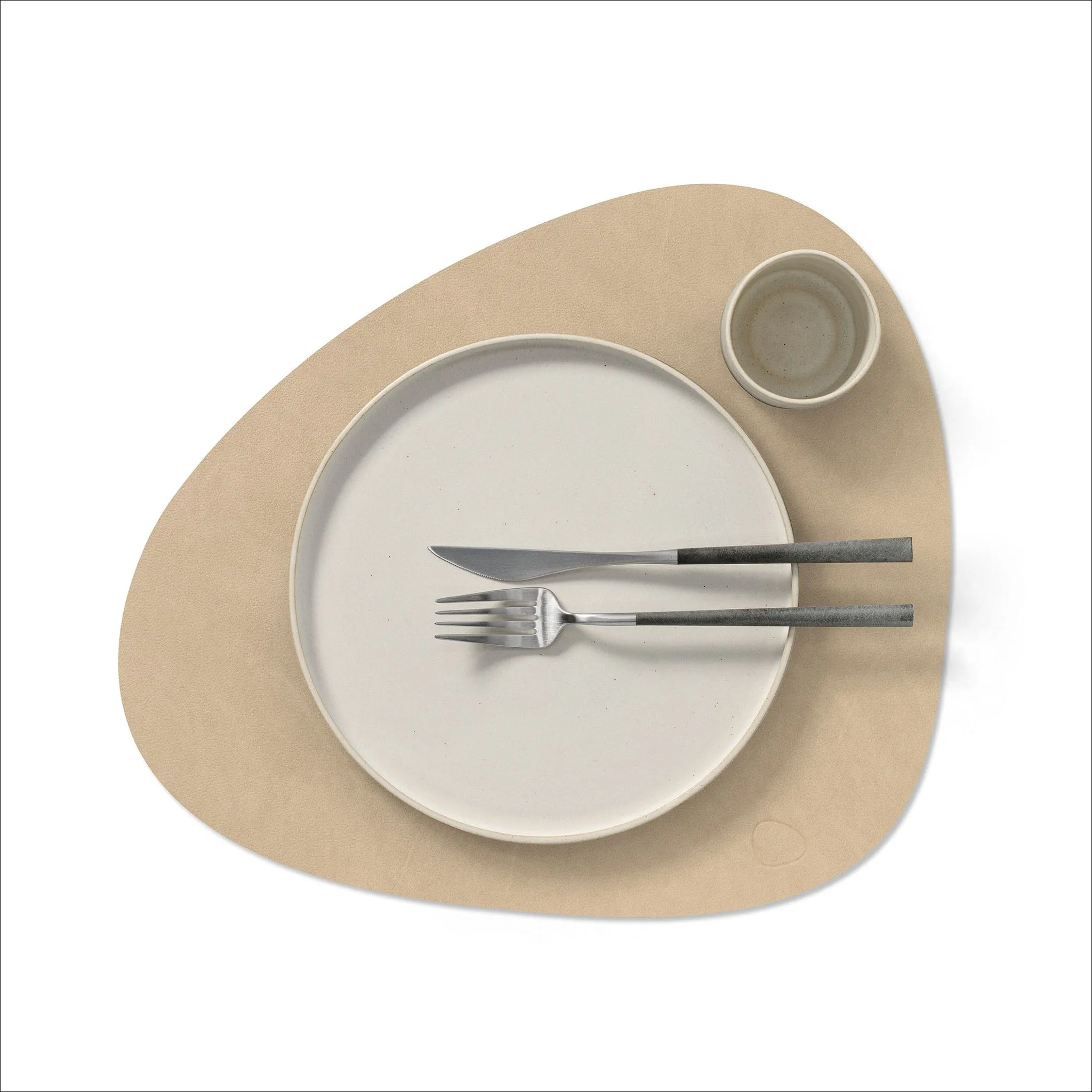 LIND DNA Nupo Curve Table Placemat L, Sand