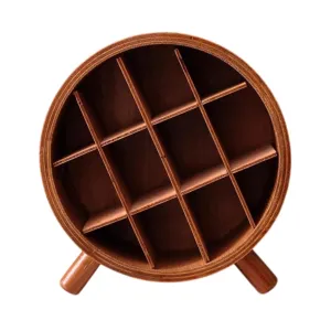 Lipstick Organizer Cosmetic Organizer Wooden Lipgloss Organizer Compact Storage Box Lipstick Holder Case for Counter Dresser