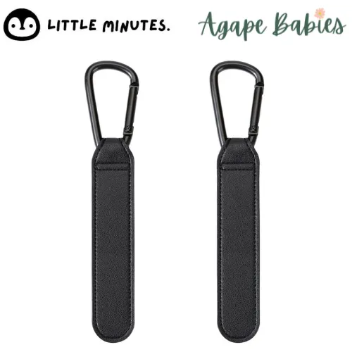 Little Minutes Stroller Hooks With Leather Straps