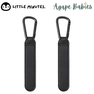 Little Minutes Stroller Hooks With Leather Straps