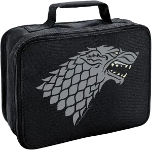 LOGOVISION Game of Thrones Stark Sigil Insulated Soft Sided Lunch Box - Reusable Lunch Bag For School Office Work, BPA Free