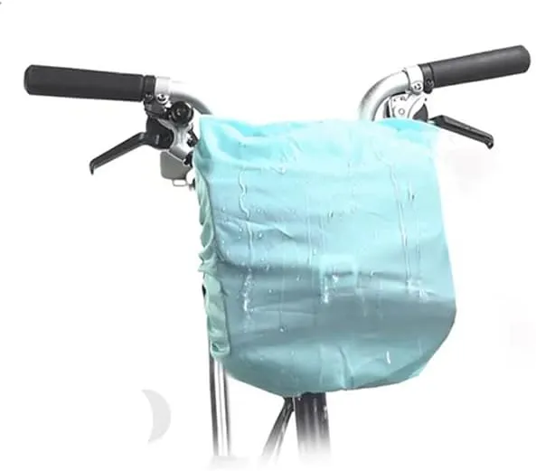 London Craftwork 7L Insulated Cooling Lunch Handlebar Bag for Brompton Dahon Birdy Folding Bike in Black/Olive