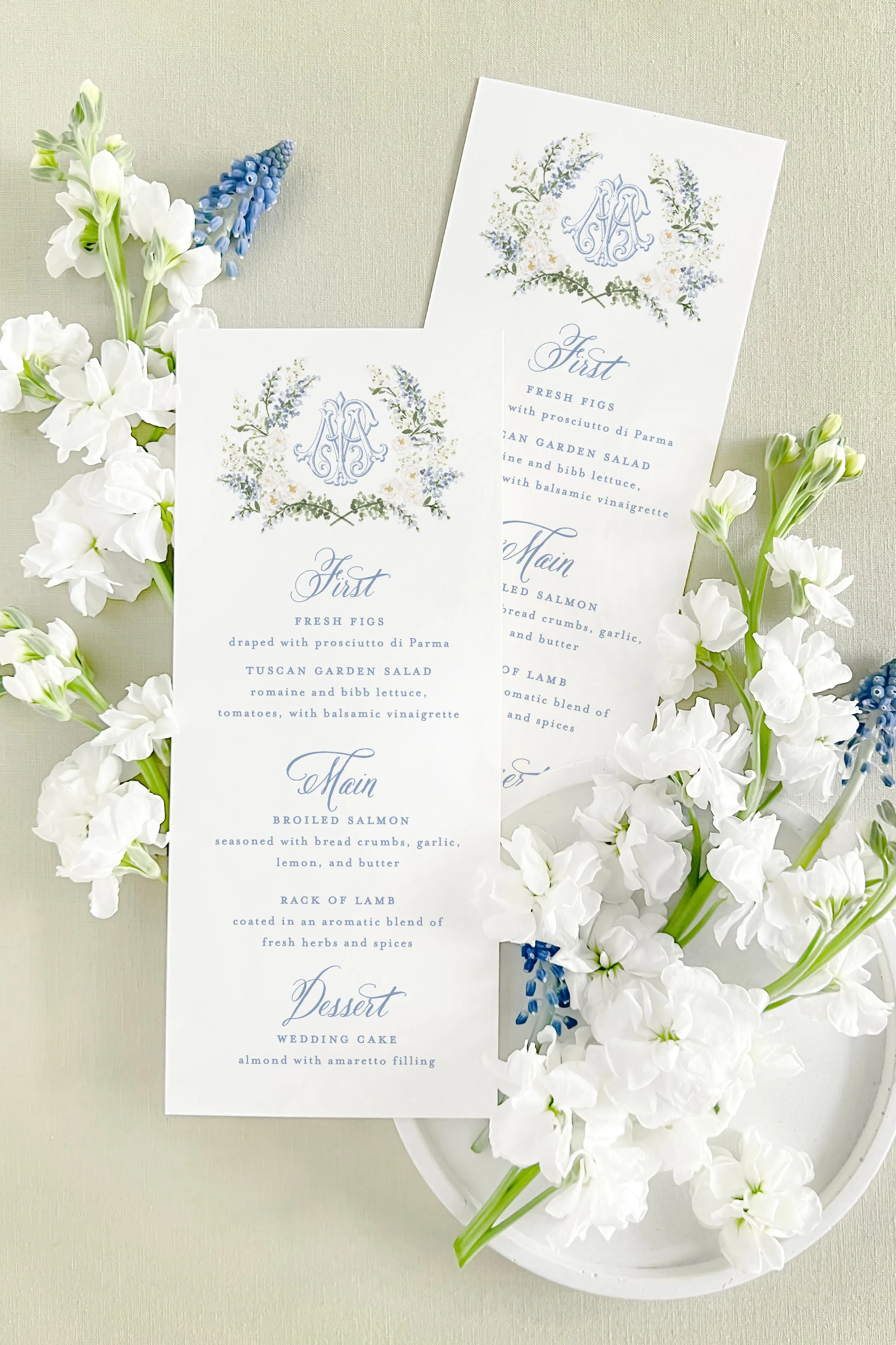 Louisa Seated Dinner Menus