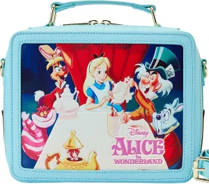 Loungefly Disney Alice in Wonderland Classic Movie Lunch Box Crossbody Purse