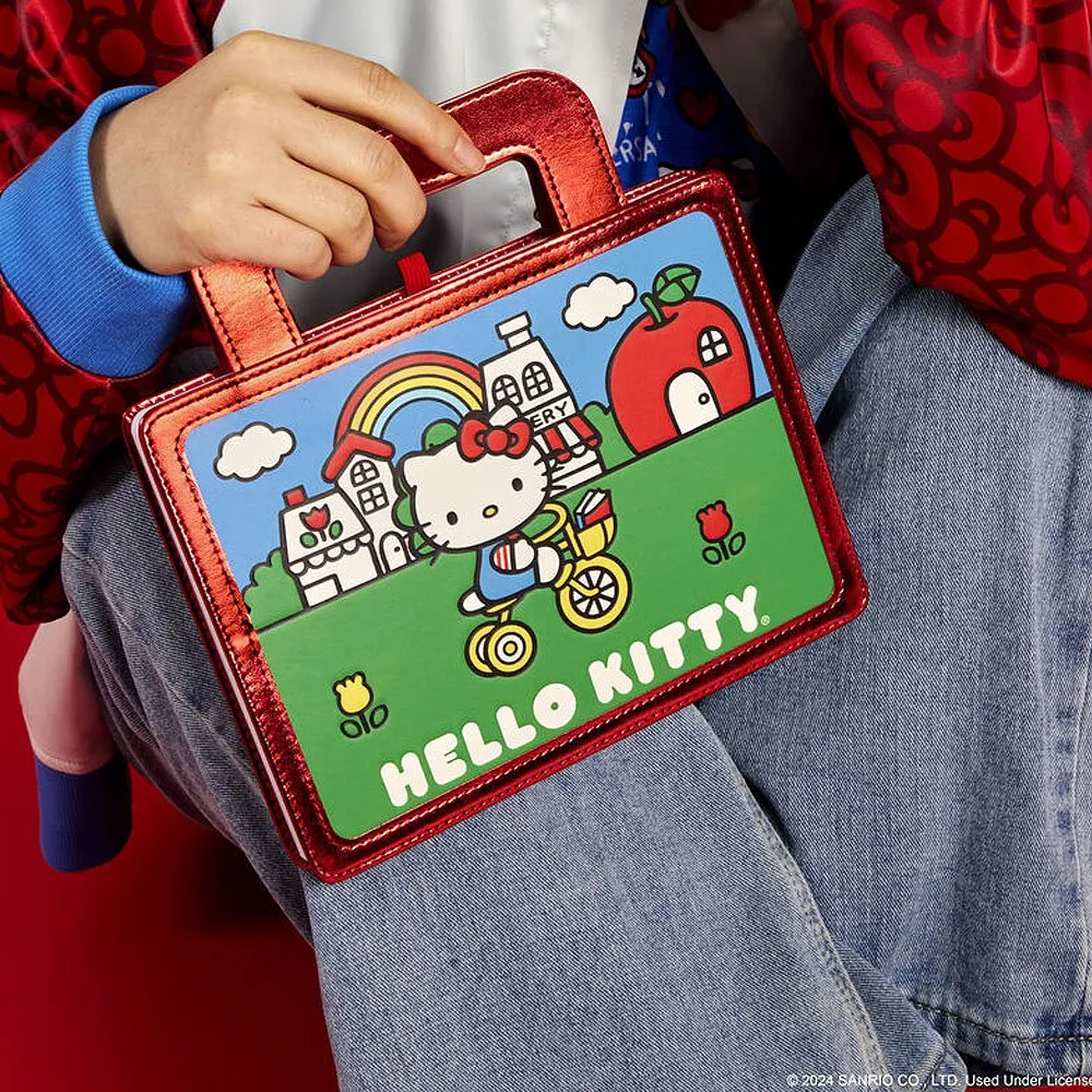Loungefly x Sanrio Hello Kitty 50th Anniversary Metallic Lunchbox Stationery Journal