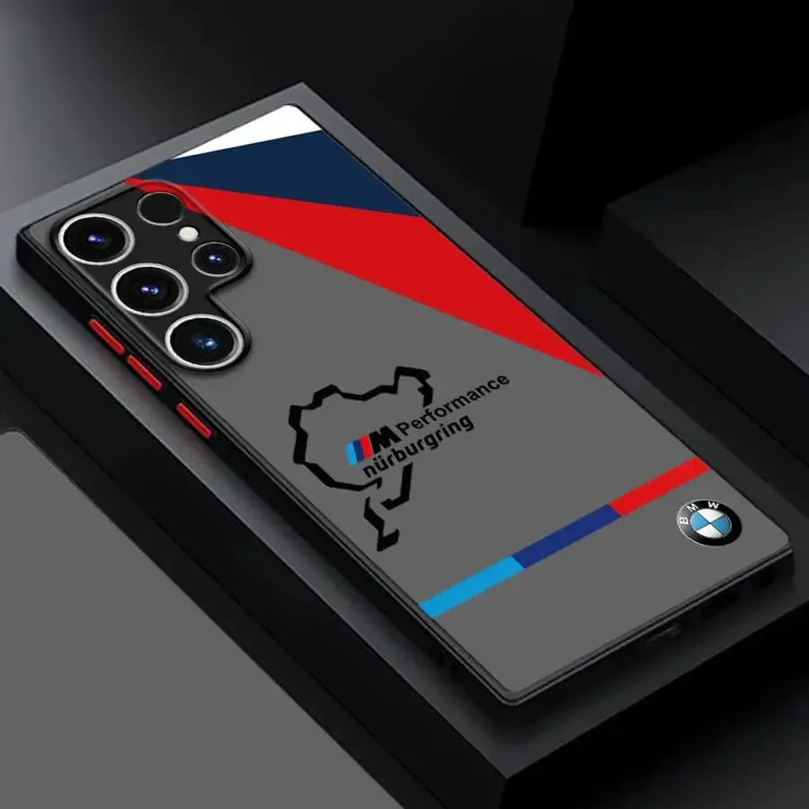 Luxury Shockproof Phone Case for Galaxy S23 BMW