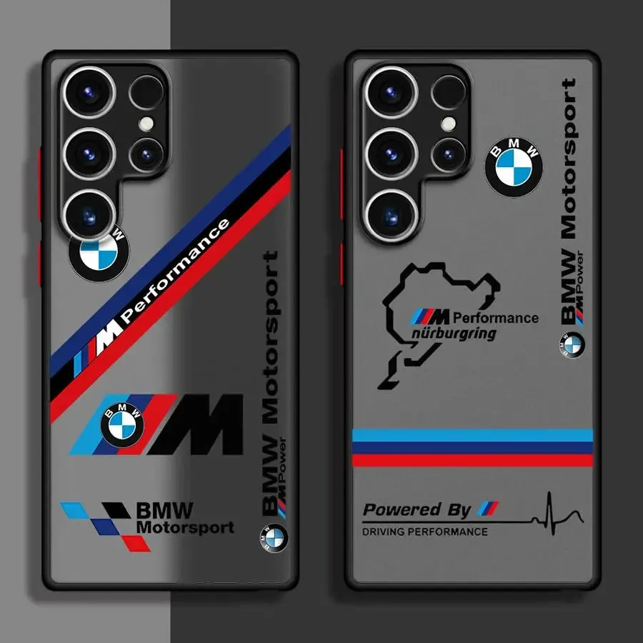 Luxury Shockproof Phone Case for Galaxy S23 BMW