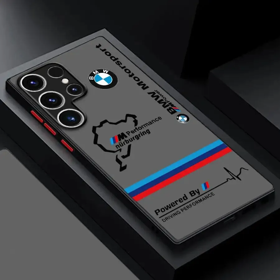 Luxury Shockproof Phone Case for Galaxy S23 BMW