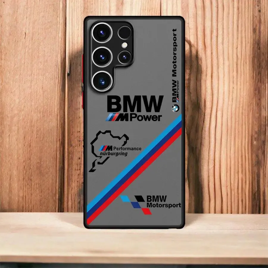 Luxury Shockproof Phone Case for Galaxy S23 BMW