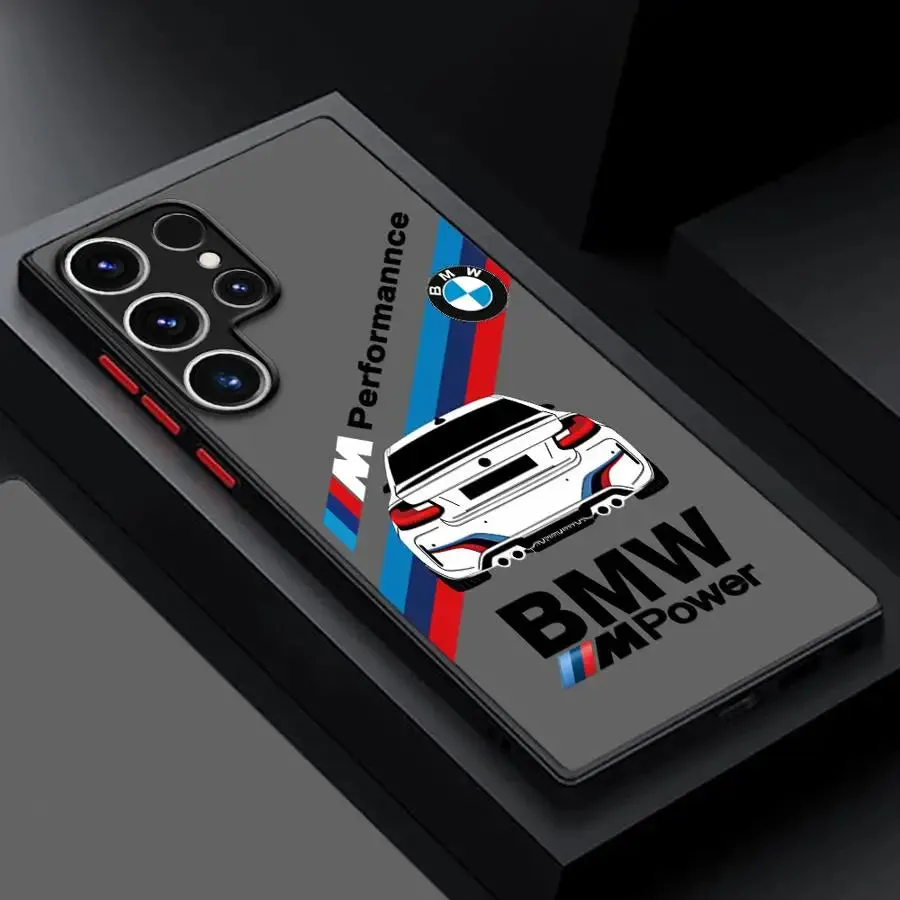 Luxury Shockproof Phone Case for Galaxy S23 BMW