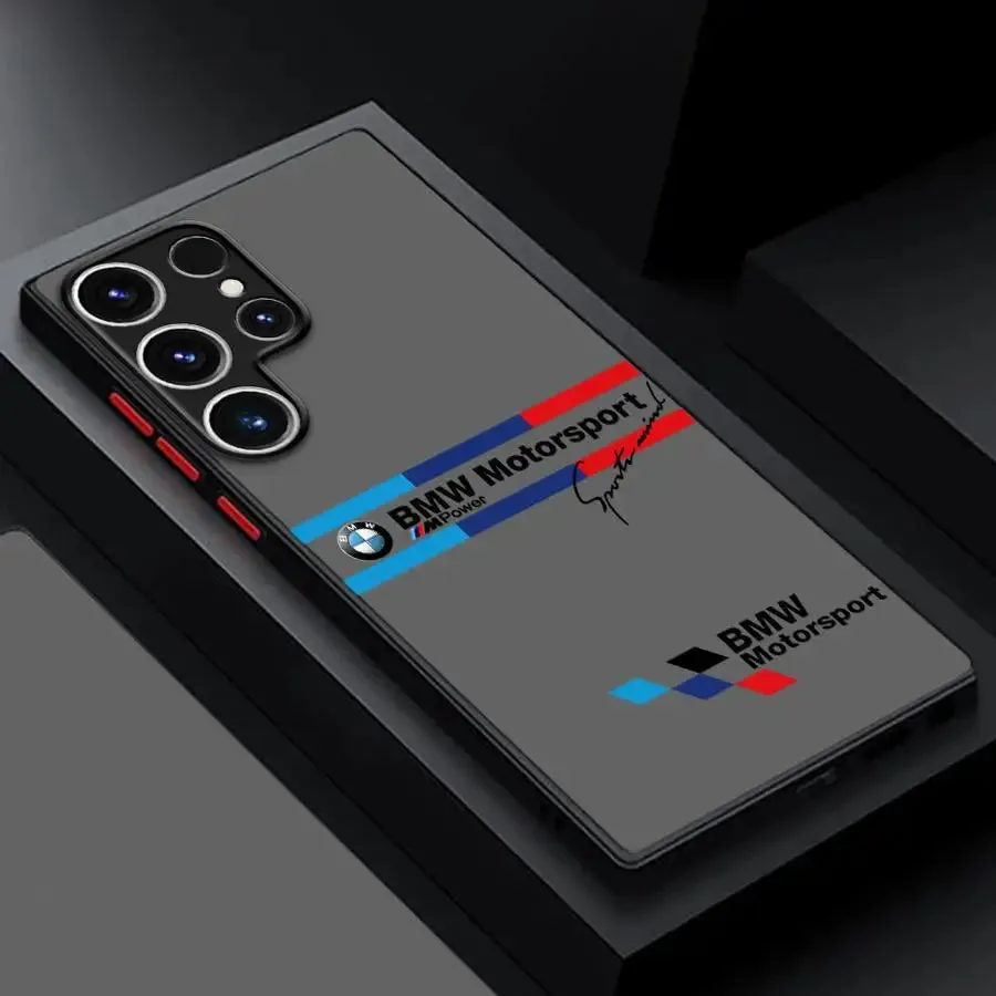 Luxury Shockproof Phone Case for Galaxy S23 BMW
