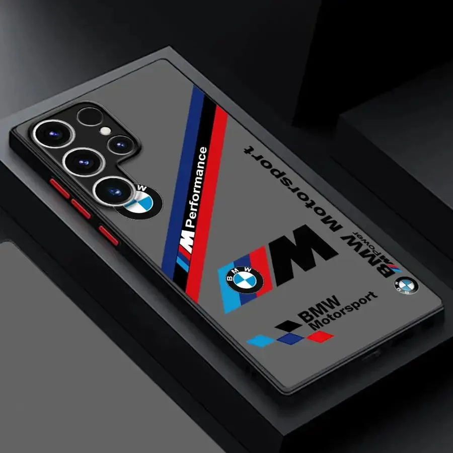 Luxury Shockproof Phone Case for Galaxy S23 BMW