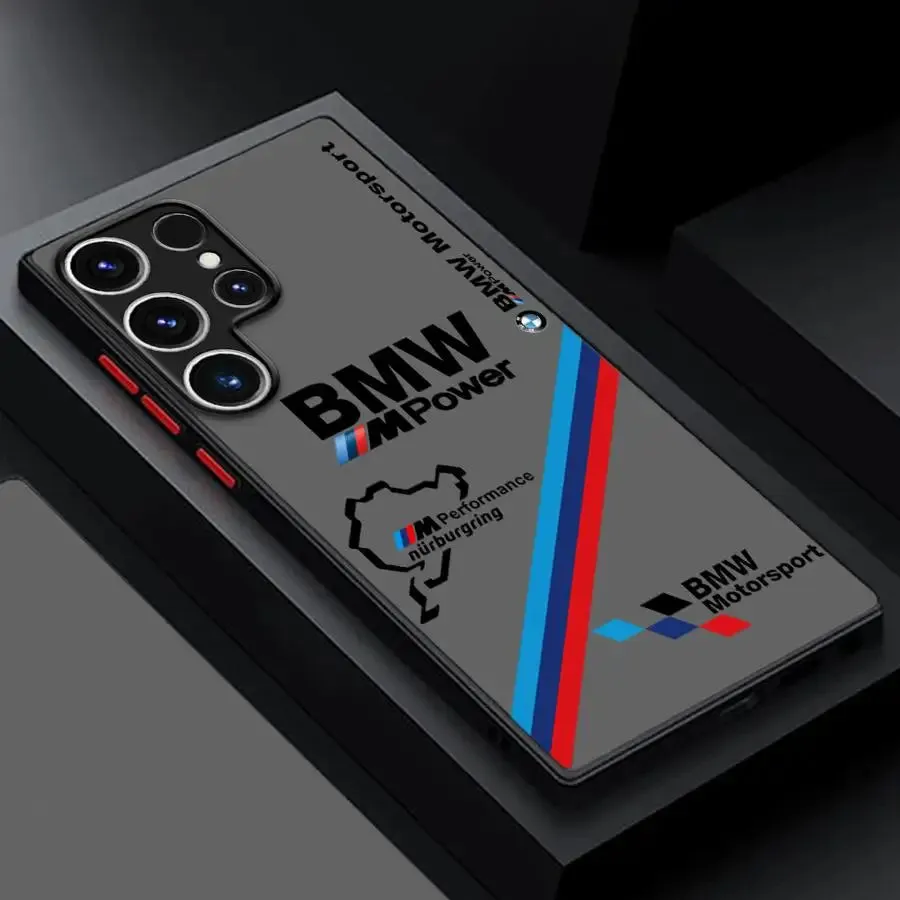 Luxury Shockproof Phone Case for Galaxy S23 BMW