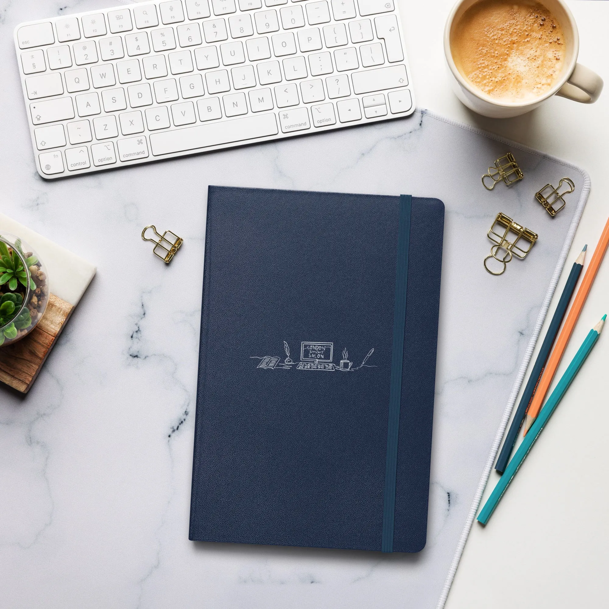 LWS Hardcover bound notebook - Dark Blue